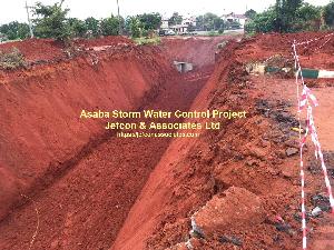 Asaba Storm water control project