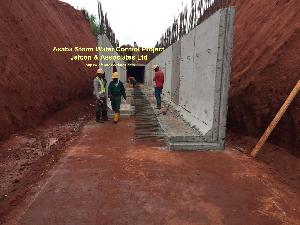 Asaba Storm water control project