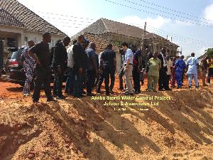 Asaba Storm water control project