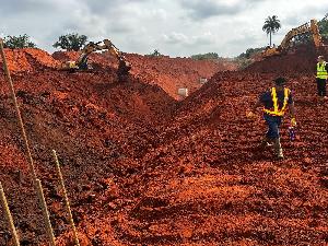 Asaba Storm water control project