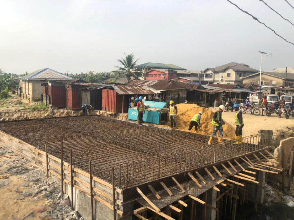 DOUBLE-BOX CULVERT TOP SLAB CONSTRUCTION ALONG ALEGBO RD, EFFURUN